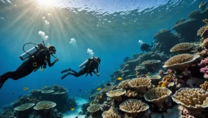 faire de la plongée sous marine
