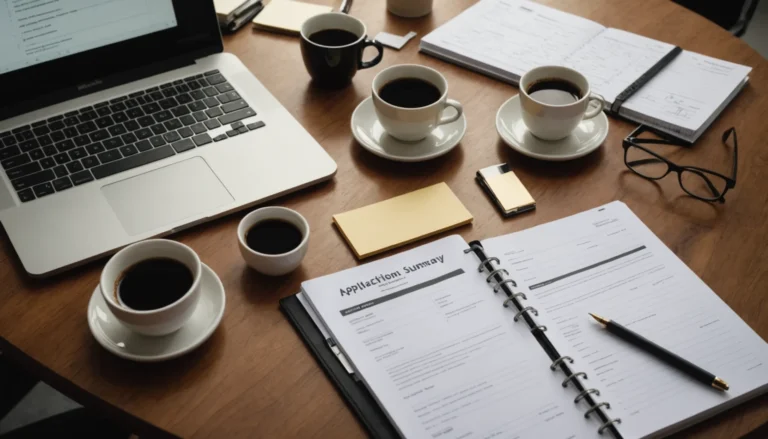 récapitulatif de votre candidature signé