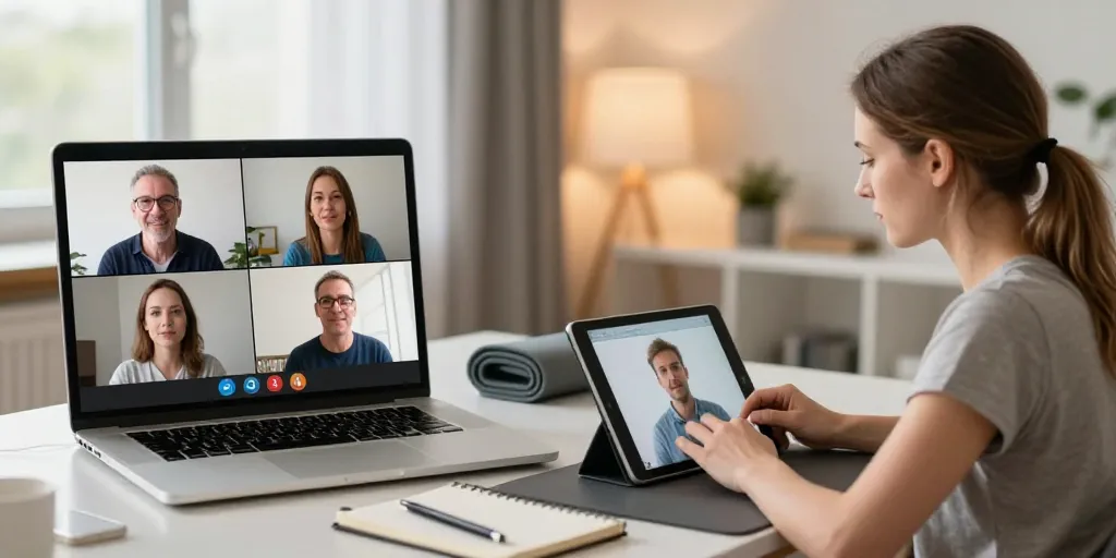 Formation sophrologie à distance : la visioconférence ou l’asynchrone, que choisir ?