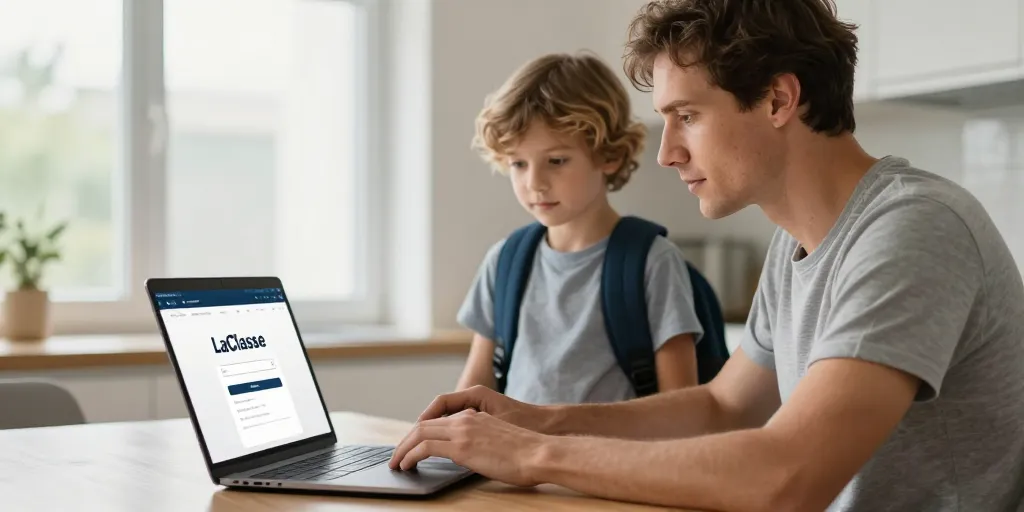Laclasse : le pas à pas pour se connecter et suivre son enfant