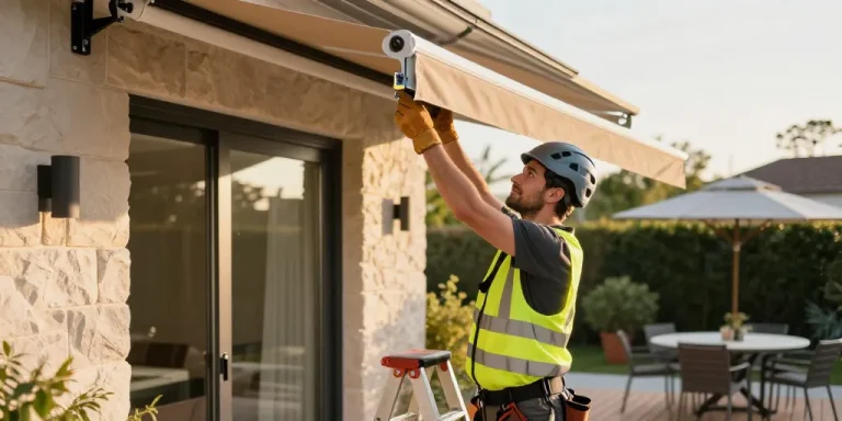 poseur de store banne