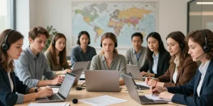 metiers en rapport avec l'anglais